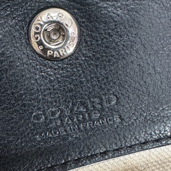 🖤🤎Goyard St. Louis Pouch Wallet - Black & Brown Goyardine - Picture 6 of 17